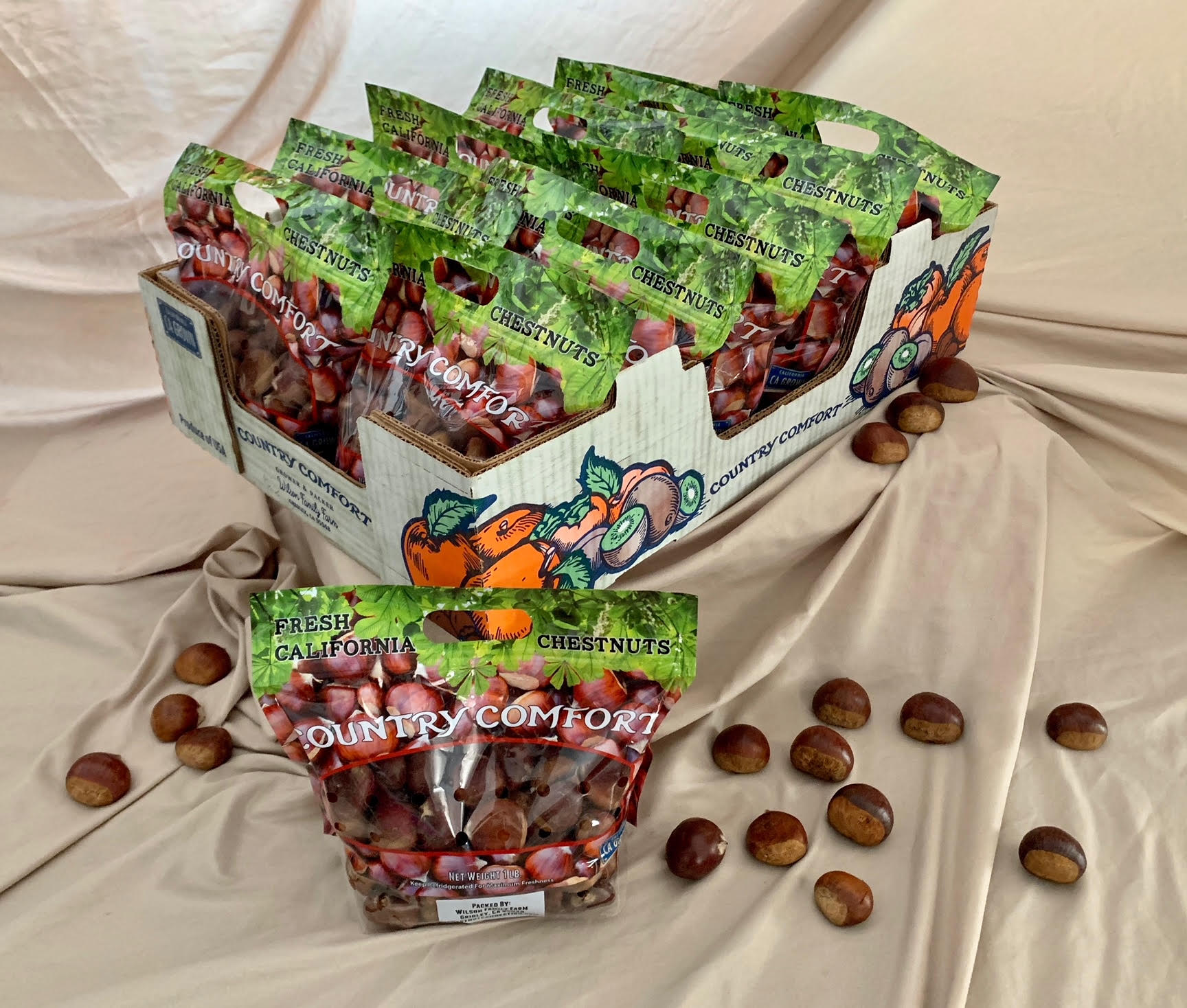 California Chestnuts - 1# Gift Bag